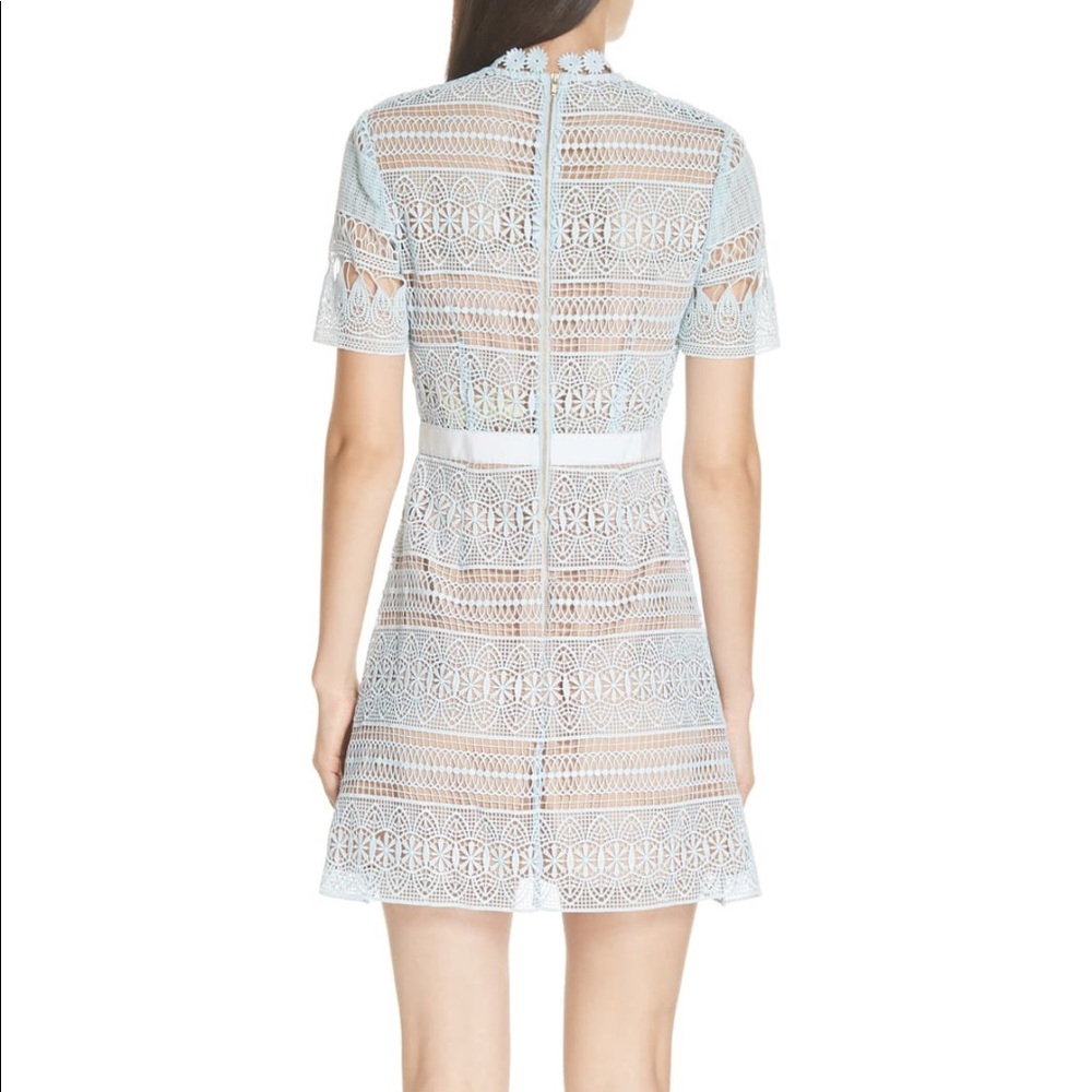 Self-Portrait Lace A-Line Minidress - Picture 2 of 7